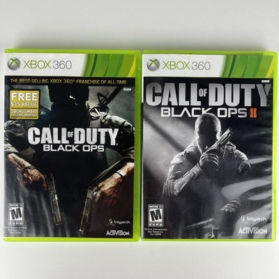 Call of Duty Black Ops 1 and 2 Bundle Microsoft Xbox 360 Games
