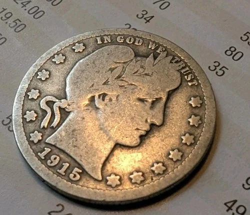 1915-D 25C Barber Quarter