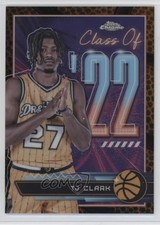 2022-23 Chrome OTE Overtime Elite Class of… Orange Refractor /25 TJ Clark 0co5