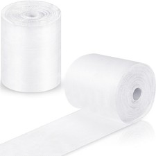 2 Rolls Fiberglass Cloth Tape 4 Inch 65.6 Yards Total 6 oz Fiberglass Cloth R...