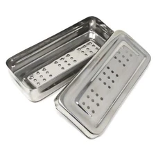 Instruments BOX Perforated Stainless Steel CE 7x3x1.5 inch Surgical Instruments