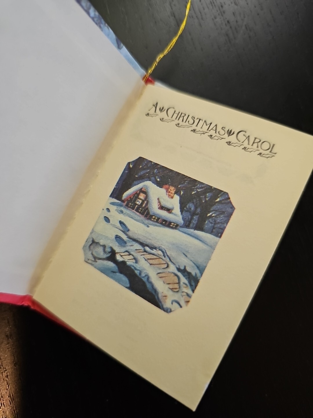 Mini Christmas Book Ornaments 3" Kurt S Adler and Bradford Novelty Co Lot of 7