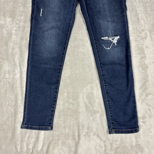Lularoe Skinny Jeans Womens Size 30 (32x28) Denim Blue Elastic Waist - Picture 4 of 10