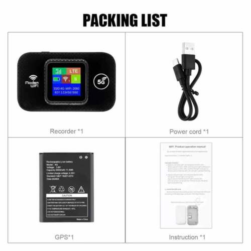 Portable WiFi 5G LTE WiFi Router Mobile Broadband LED Hotspot Modem - Picture 9 of 11