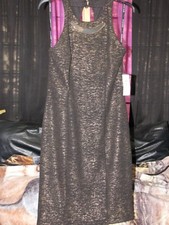 NEW! Women's Dresses Black/Gold Bodycon MSRP $72