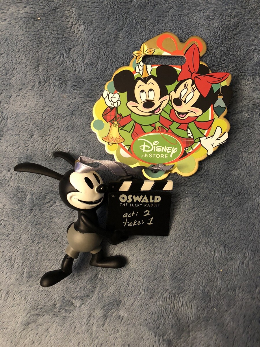 RARE DISNEY SKETCHBOOK OSWALD THE LUCKY RABBIT W/ CLAPPER ORNAMENT