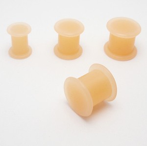 Plug/retainer En Silicone Pour Cacher Piercing Oreille 4-20mm - Neuf Avec étiquettes, Unisexe