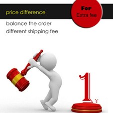 the price difference, balance the order For different shipping fee