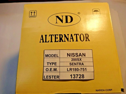 Nissan 200SX.Sentra.1997-1999.Alternator.L4.1.6L.80AMP/12V.CW.6-G.1 Yr Warranty - Picture 9 of 13