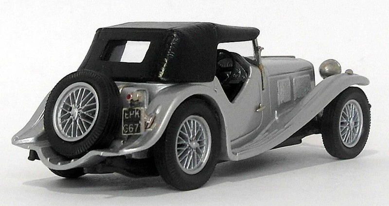 Modelos Lansdowne escala 1/43 LDM63 - 1938 AC 16/80 Sports Comp Roadster - plateado Foto 3 de 4