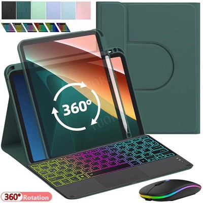 Touchpad Tastatur Hülle für iPad 11/10/9/8/7/6/5th Air 6/5/4/3/2 Pro 11'' QWERTZ