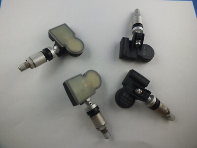 4 tire pressure sensors TPMS tire sensors metal valve Tesla Model Electronicx