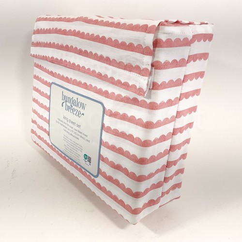 Bungalow Breezer Bed 100% Cotton Sheet King Bed Sheet Set New - Picture 5 of 7