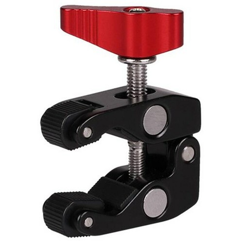 Alloy Super Clamp Clamp Double Ball Head 1/4 Magic Arm Mount Adapter for DSLR - Picture 12 of 22