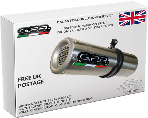 Scarico GPR compatibile Honda Hornet Cb 600 F 1998/2002 Satinox