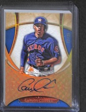 2017 Topps Five Star Blue Autograph #FSA-CC Carlos Correa No 22 of 25