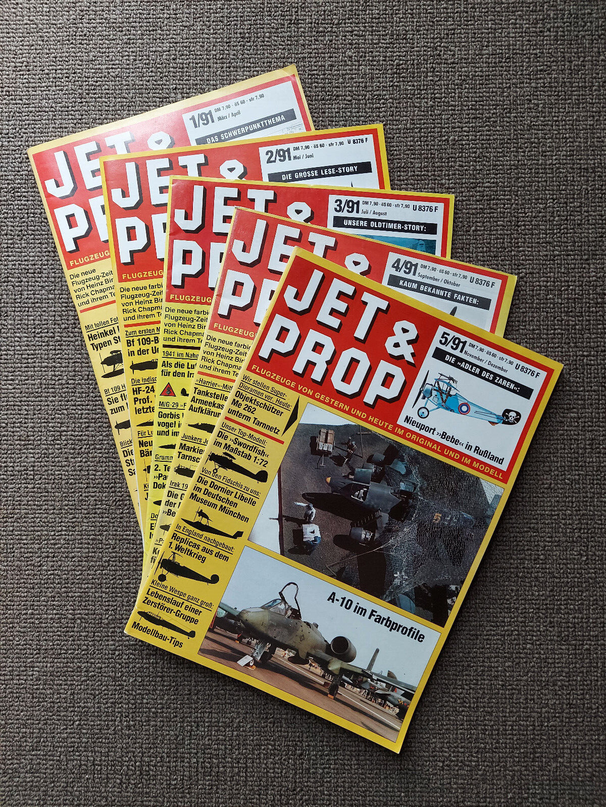 48 Hefte Jet & Prop Flugzeug Luftfahrt Zeitschrift Modellbau eBay