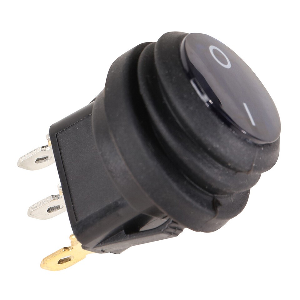 3 pcs 12V 20A LED Rocker Toggle Switch Round Car Boat ON/OFF Waterproof ...