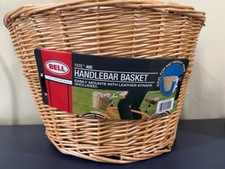 ! VINTAGE Bell 400 Rattan VERO Vimini Maniglione Barra Portaoggetti Bicicletta BIKE