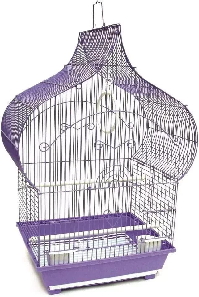 YML Taj Mahal Top Shape Bird Cage Small - Purple