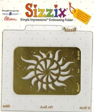 Sun Embossing Folders SIZZIX - NEW, 38-9575