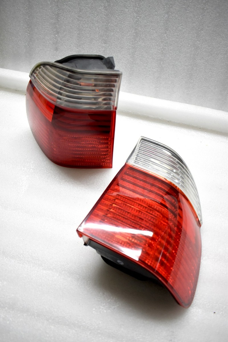 BMW E39 Touring Tail Outer Rear Left Right Clear Lights Valeo 