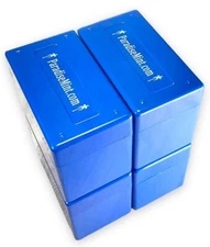 4 x Paradise Mint 10 Coin Blue Storage Boxes Cases for NGC and PCGS Slabs