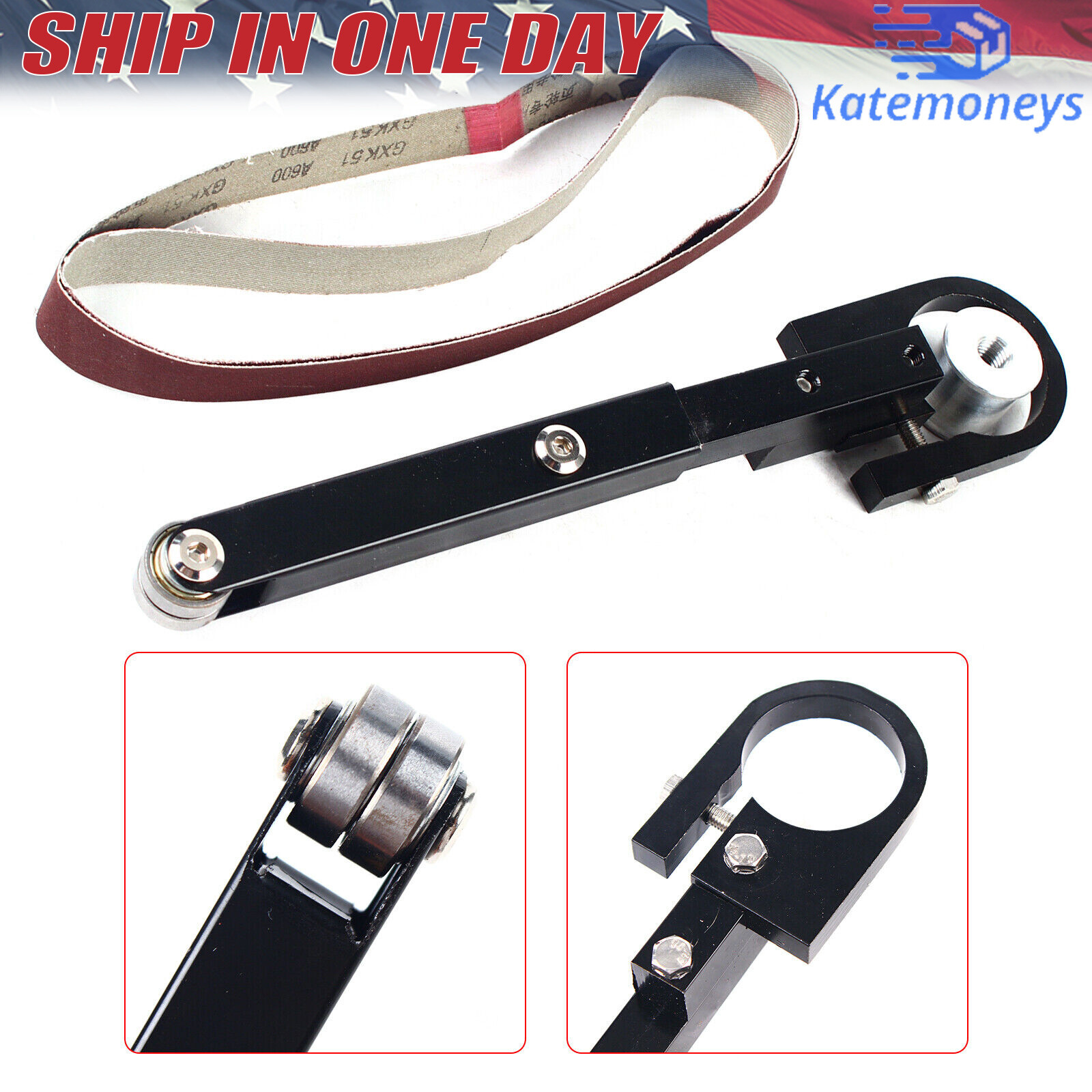 Alumina Angle Grinder Belt Sander Attachment 200RP for DIY Modifications