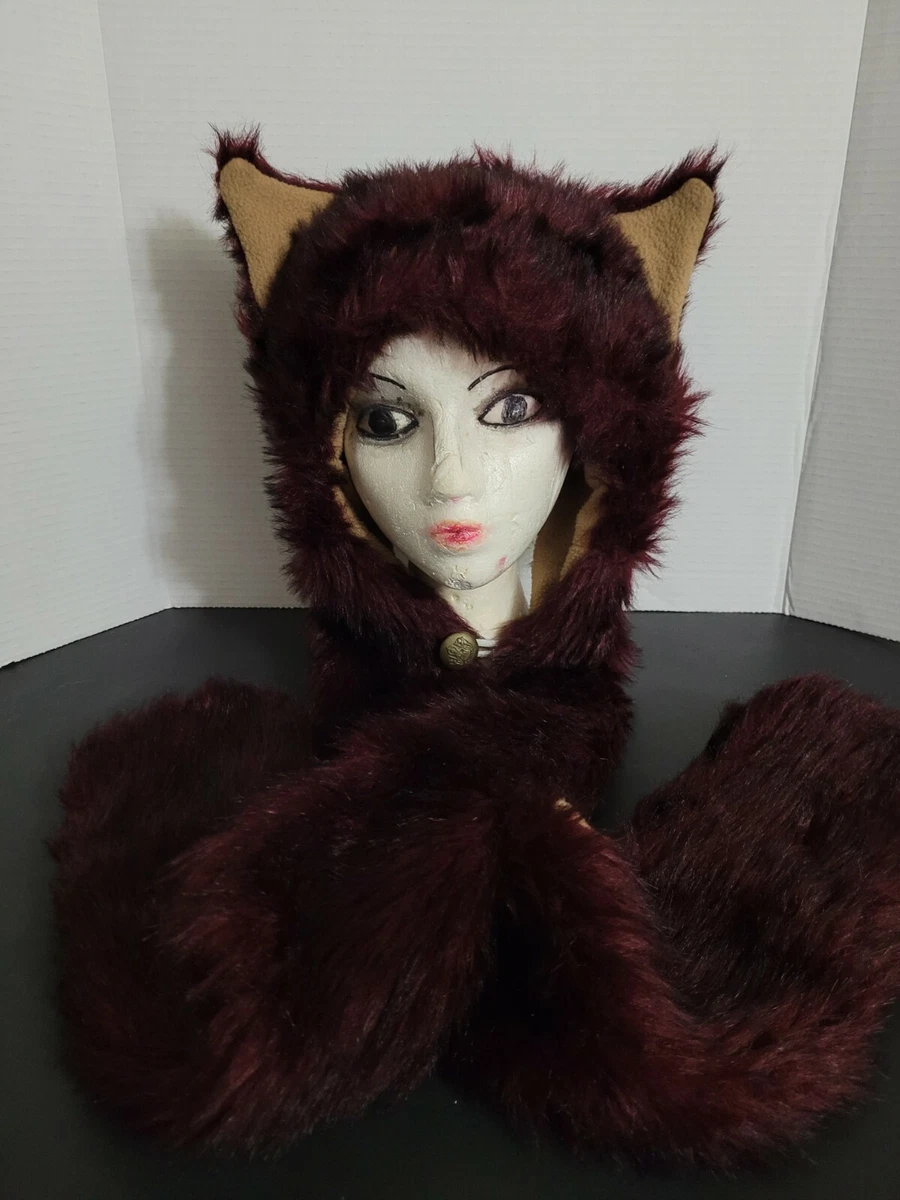 Real wolf hat for sale sale