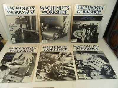 2000 Machinist s Workshop Magazine 6 Issues Vol 13 No 1 to 6 Feb 2000-Jan 2001