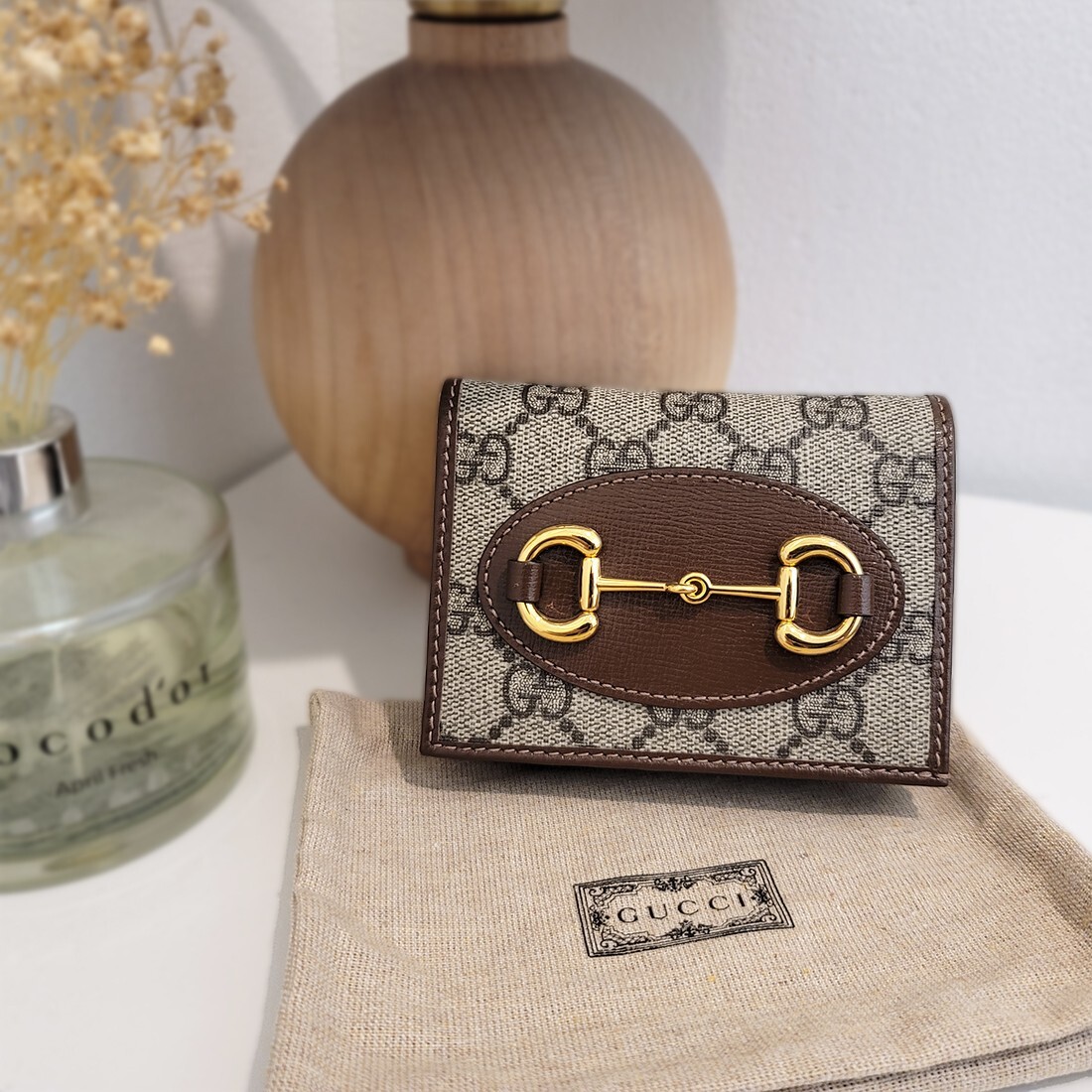 【GUCCI】HORSEBIT 1955 WALLET●62188792TCG8563 New Authentic Gucci Horsebit 1955 Card Case Wallet | eBay