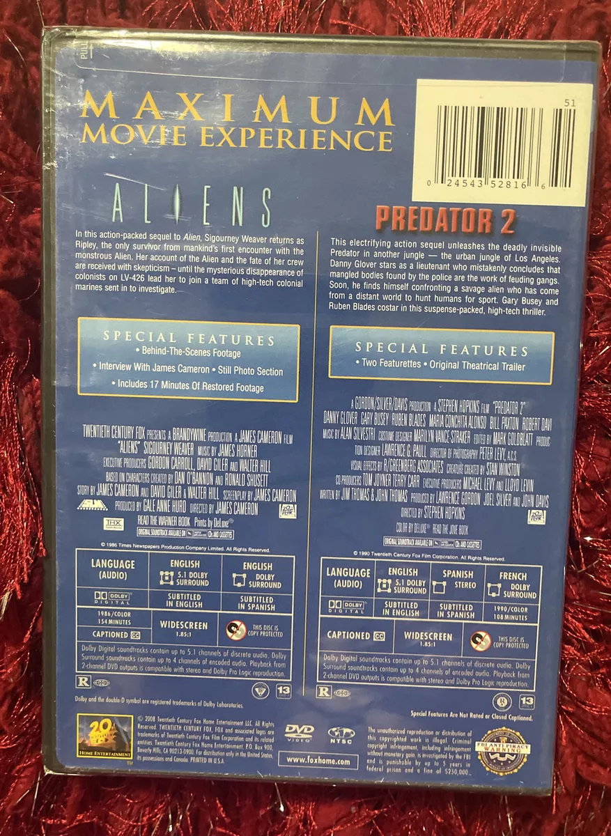 Predator Triple Feature (Predator/ Predator 2/ Alien vs Predator)  (Bilingual) (Boxset) on DVD Movie