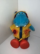 B You Giggly Zippies Hank Hippo Interactive Learning 12  Plush Stuffed Animal