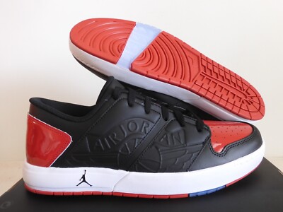 Nike Air Jordan Nu Retro 1 Low Black-Varsity Red-White Sz 13 [DV5141-006]