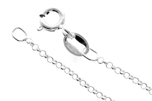 Catena Rolò Belcher In Argento Sterling, Larghezza 1,5 Mm - Foto 9