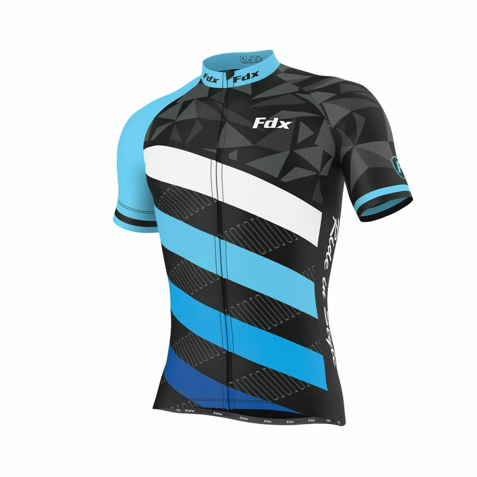 FDX Mens Equien Cycling Jersey Short sleeve Breathable Biking Top - image 3 of 4