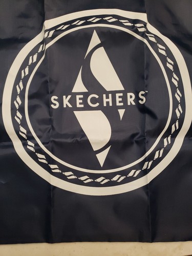 Skechers Navy Blue Nylon Drawstring Bag Backpack, Beach/Gym Bag UNISEX - Picture 2 of 8