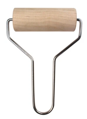 ROYAL & LANGNICKEL Wooden Clay Roller Rolling Pin With Handle Pottery Ceramic Potters Tool