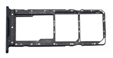 OEM ZTE BLADE A75 4G REPLACEMENT BLACK MICRO SD DUAL SIM CARD HOLDER TRAY