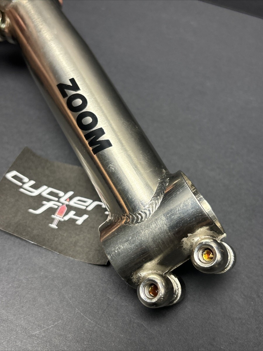 NOS ZOOM 150mm 0° Cr-mo 1 1/8th Stem MTB Gravel Road Bike Fit Fuji