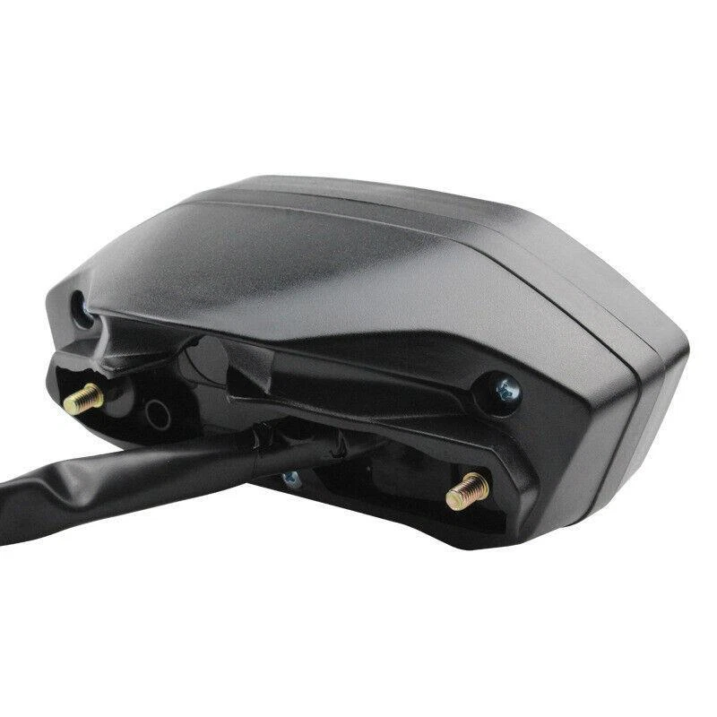 Universal Motocicleta Bicicleta LED Velocímetro LCD Digital Odómetro Velocidad Combustible Medidor Foto 2 de 4