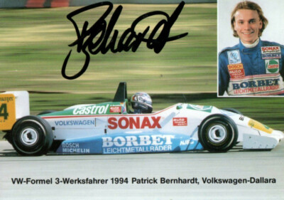 Autogramm - Patrick Bernhardt (Motorsport) - Formel 3