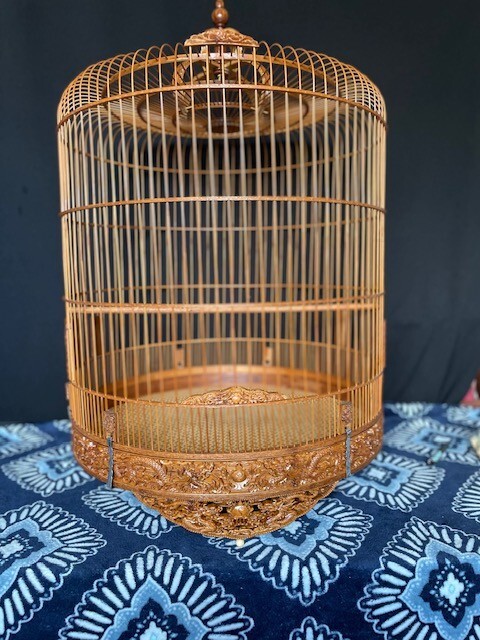 Asian Bamboo Bird Cage LTT-B