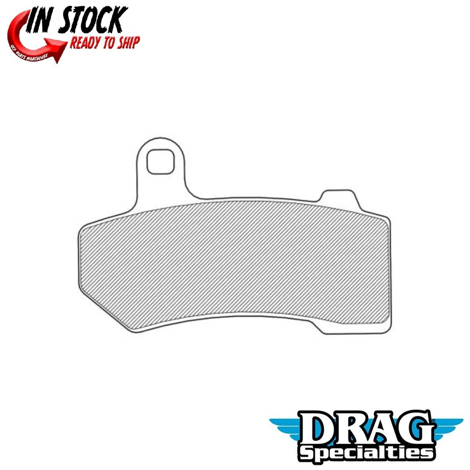 Спеченные металлические передние или задние тормозные колодки Drag Specialties Harley Touring 08 + - Изображение 2 из 4