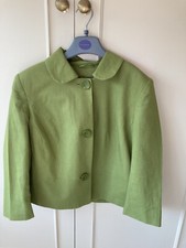 Autonomy Green Collared Women’s Jacket Size 12 Rrp £65