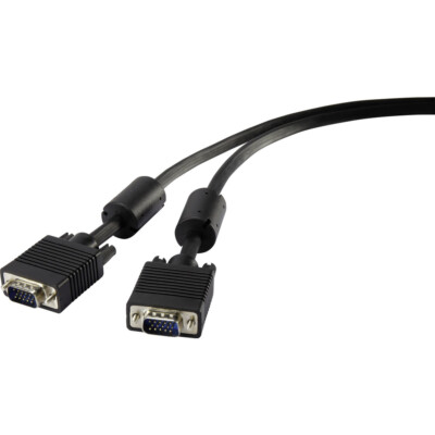 Renkforce VGA Anschlusskabel VGA 15pol. Stecker, VGA 15pol. Stecker 0.50 m Sc...