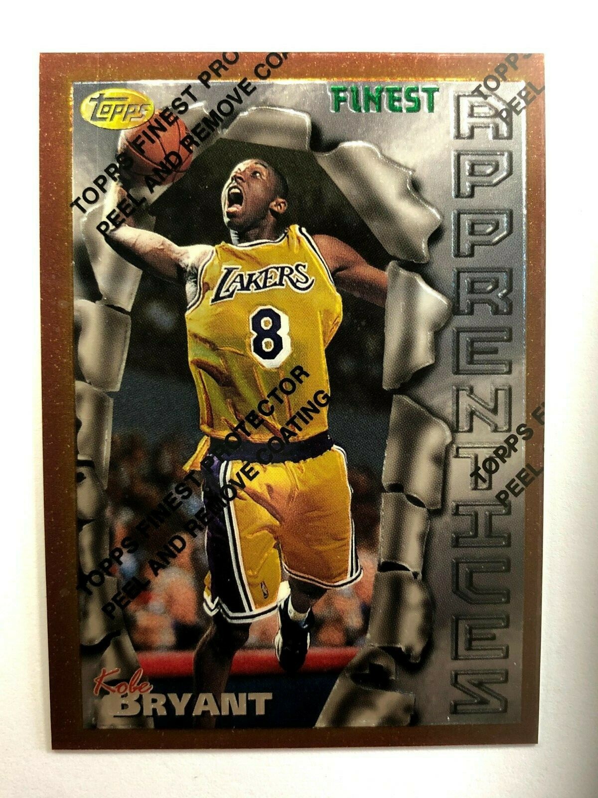 🔥🔥1996 Topps Finest Kobe Bryant ROOKIE RC 74 🔥🔥 Beautiful! Kobe