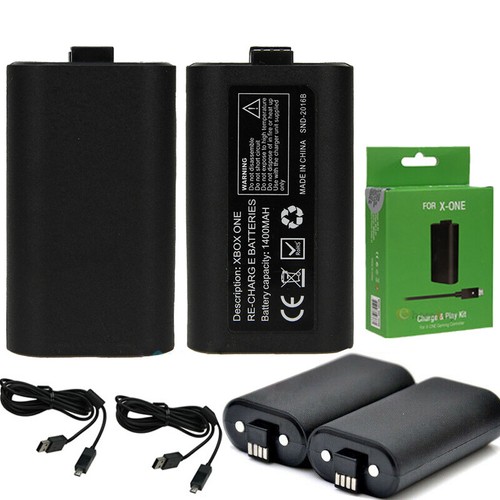 1~5 Pack For Xbox One X S Charger Kit Rechargeable Battery Pack & Charging Cable - Picture 14 of 16