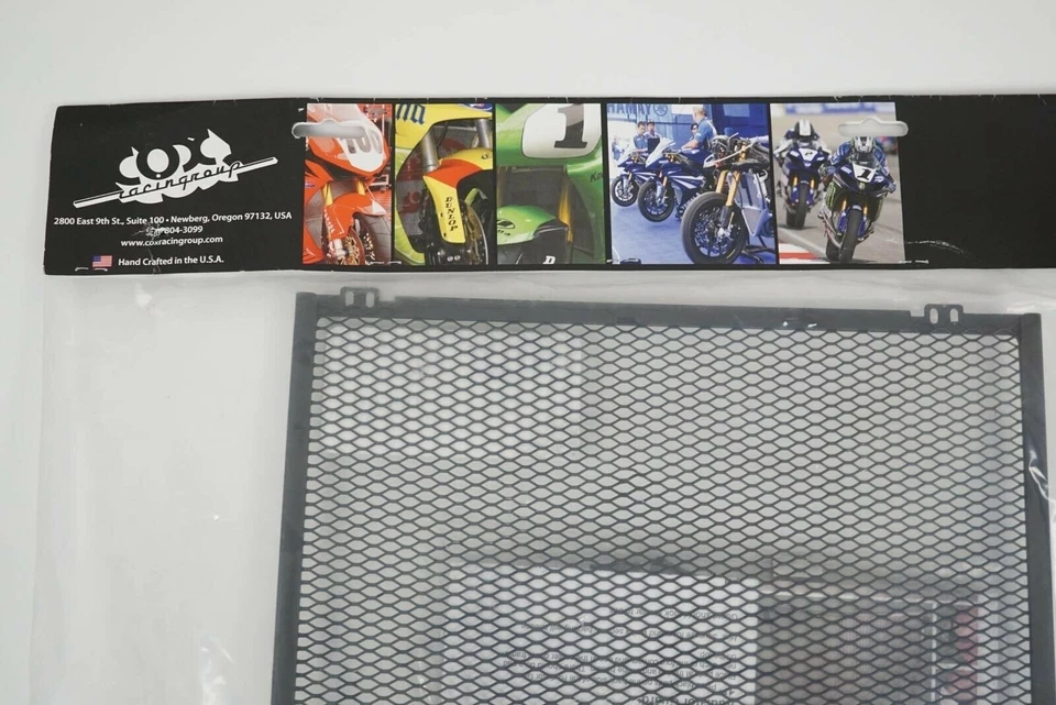 Cox Racing Group Ducati 812 Hyperstrada 2013 Black Radiator Guard 113-15144 Foto 4 de 4