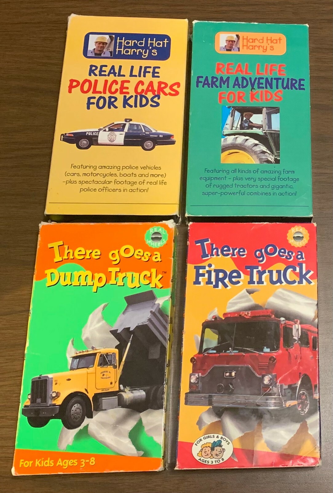 Lot of 13 family VHS Berenstain, Looney Tunes, Firetruck, Hard Hat